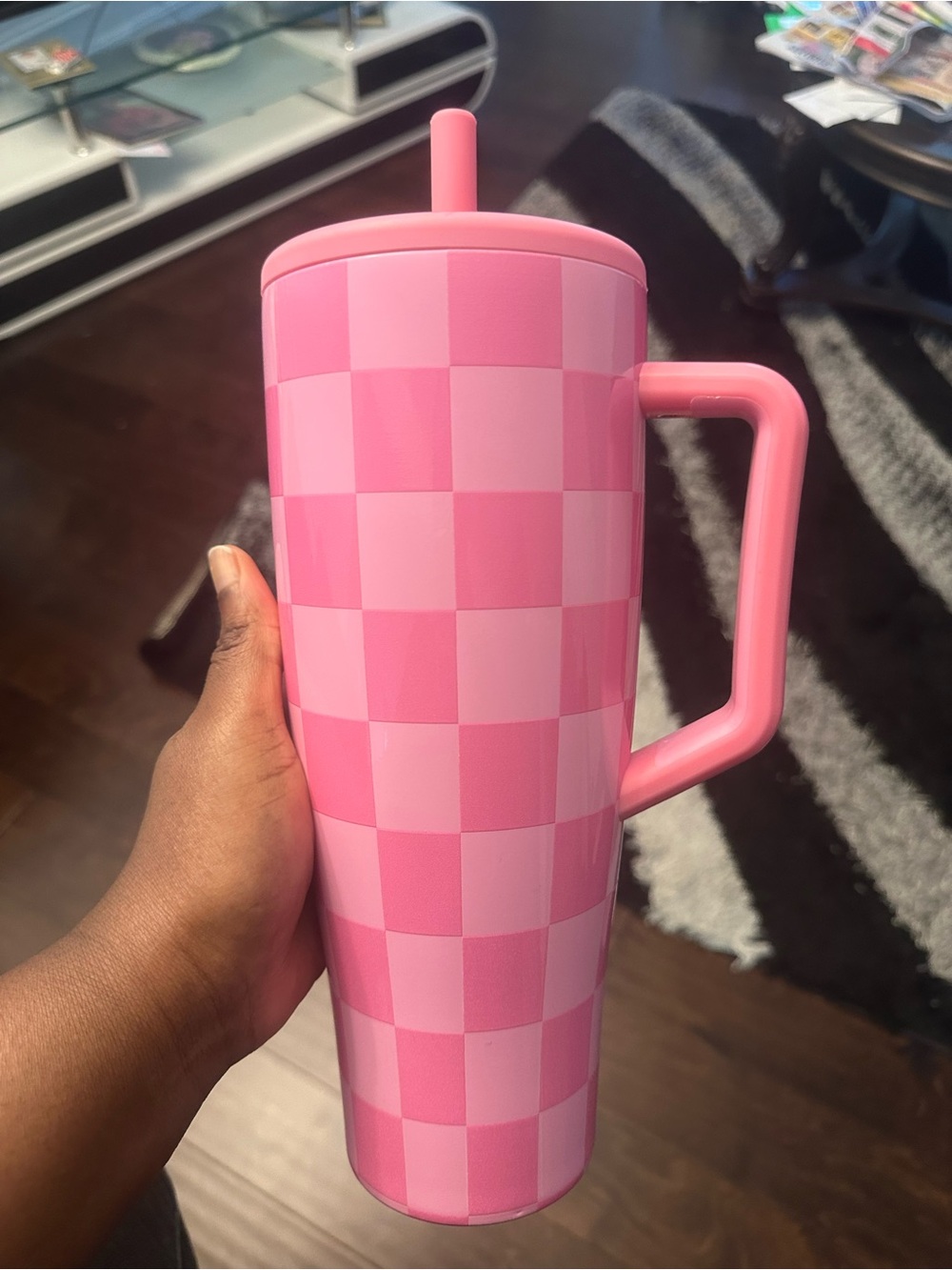 Pink Checkered Era 40oz - Picture 8 of 14